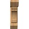 Ekena Millwork Olympic Slat Smooth Bracket w/ Offset Brace, Western Red Cedar, 7 1/2"W x 24"D x 28"H BKT0806X24X28OLY06SWR - alternate 3